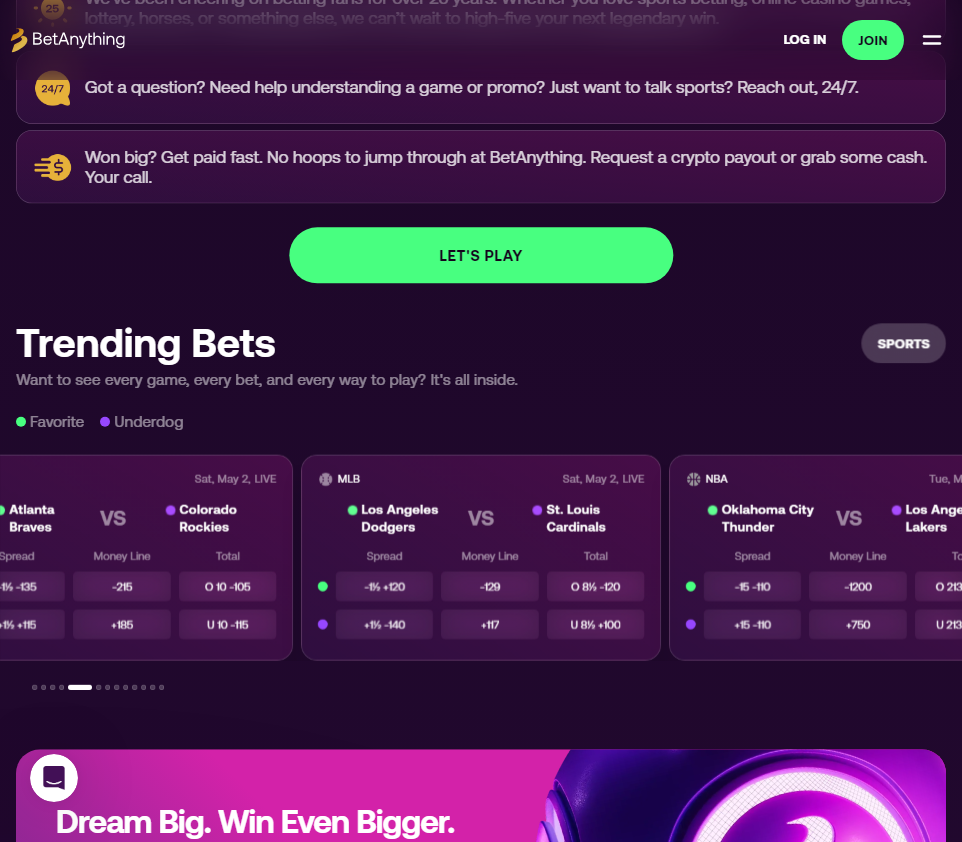BetAnything slide2